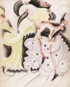 Cancan by Hugo Scheiber