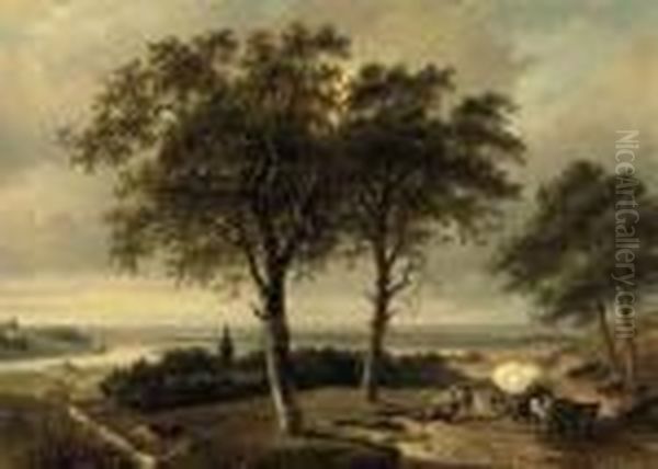 A Panoramic River Landscape - view 1