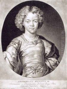 Augustus III 1696-1763 King of Poland as a Child by Pieter Schenk