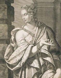Statilia Messalina third wife of Nero by Aegidius Sadeler or Saedeler