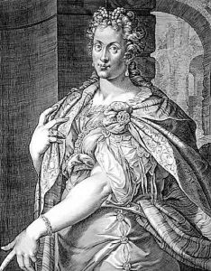 Flavia Domicilla wife of Vespasian by Aegidius Sadeler or Saedeler