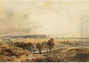Horsemen In A Panoramic Summer Landscape
