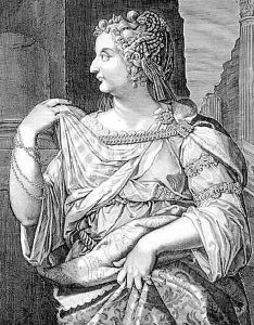 Domitia Longina wife of Domitian by Aegidius Sadeler or Saedeler