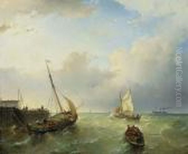 Shipping In Stormy Water - view 1