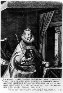 Portrait of Matthias 1557-1619, Holy Roman Emperor, 1616 by Aegidius Sadeler or Saedeler