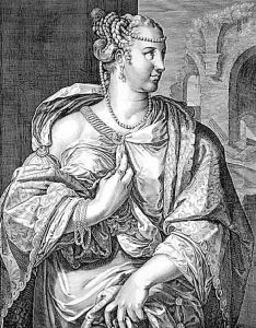 Lepida wife of Sergius Galba by Aegidius Sadeler or Saedeler