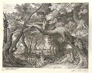 Landscape in Tyrol (Holl. 237-40) by Aegidius Sadeler or Saedeler