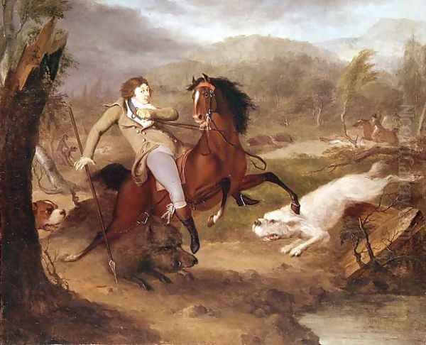 A Boar Hunt - view 1