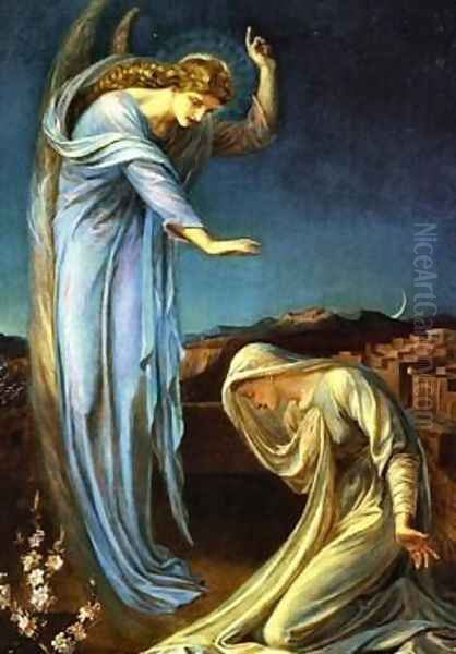 The Annunciation (detail) by Frederic James Shields