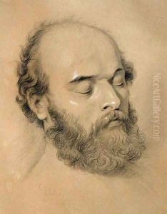 The Dead Rossetti, 1882 by Frederic James Shields