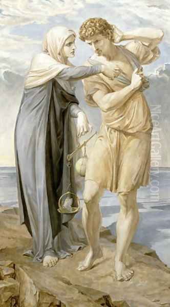 Man harkens to the Appeal of Conscience, 1910 - view 1