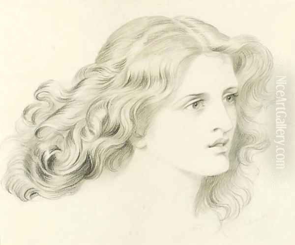 Head of a young girl - view 1