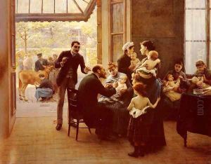 Hommage a Louis Pasteur by Jules Scalbert