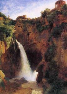 The Falls at Tivoli by Louise-Josephine Sarazin de Belmont