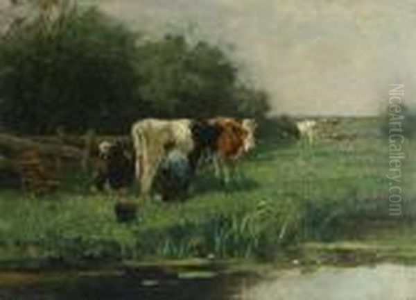 Milking The Cows - view 1