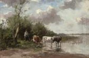 The Watering Place by Johan Frederik Corn. Scherrewitz