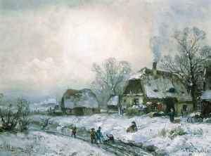 Winter Walk by Adolf Stademan