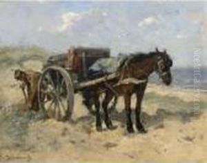 Loading The Sand Cart by Johan Frederik Corn. Scherrewitz