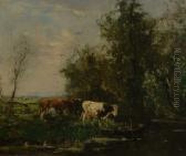 'milking Time' And 'cows Goin To The Stable' - view 1
