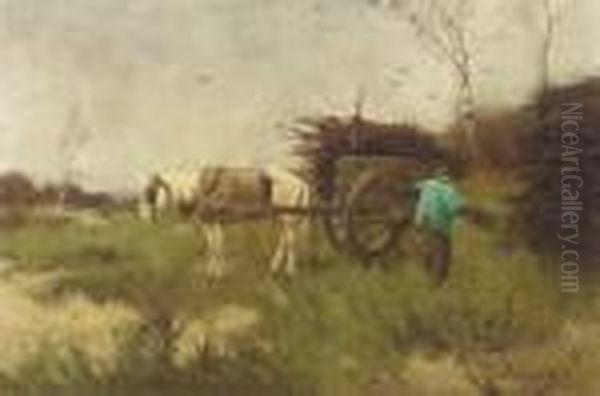 A Woodcutter At Work - view 1