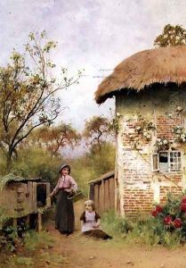 Gathering Primroses by Benjamin D. Sigmund