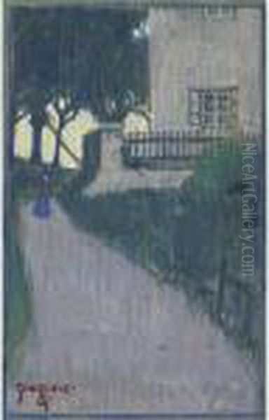 Landschaft Mit Haus Baeumen - view 1