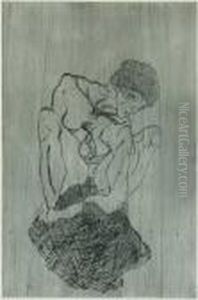 Kummernis by Egon Schiele