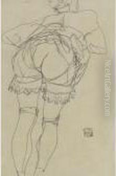 Sich Beugendes Madchen - view 1