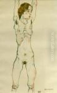 Female Nude by Egon Schiele