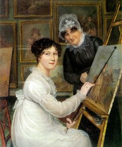 The Artist and her Mother by Rolinda Sharples