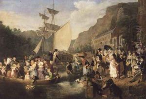 Embarkation of the Ferry Boat