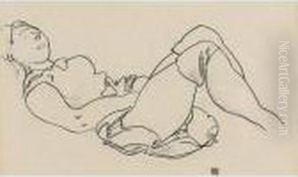 Seitlich Liegende (reclining Woman) - view 1