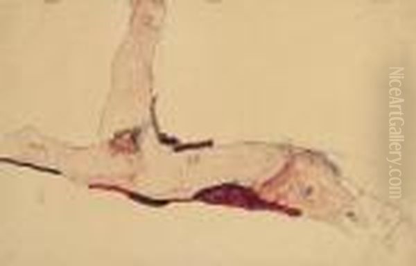 Liegender Mannlicher Akt - view 1
