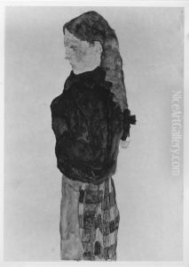 Stehendes Madchen by Egon Schiele