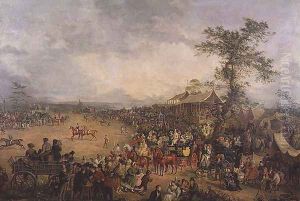 The Clifton Race-Course, 1836 by Rolinda Sharples