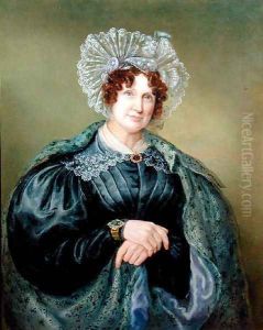 Portrait of Mrs. Ellen Sharples 1769-1849 by Rolinda Sharples