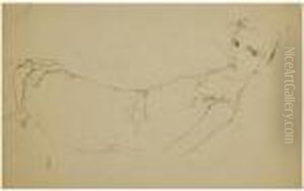 Auf Dem Rucken Liegendes Madchen (girl On Her Back) - view 1