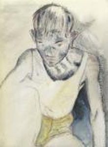 Knabenbildnis by Egon Schiele