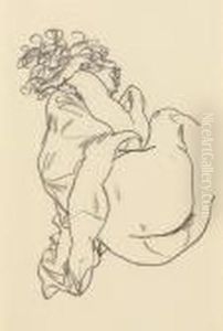 Liegende by Egon Schiele