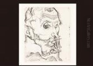 Portrait Of Franz Hauer by Egon Schiele