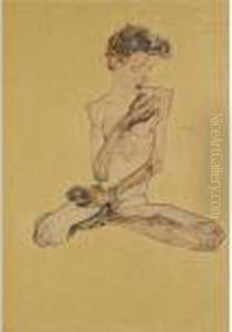 Sitzender Junge (seated Boy)