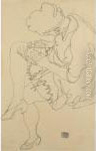 Sitzende Frau (seated Woman) - view 1
