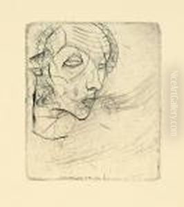 "selbstbildnis" by Egon Schiele