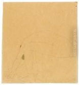 Nudo Piegato In Avanti by Egon Schiele