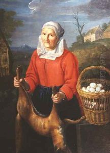 An Old Woman with a Dead Fox