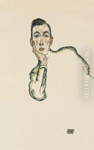 Erich Lederer by Egon Schiele