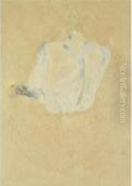 Sitzender Weiblicher Ruckenakt (seated Female Nude From Behind) - view 1