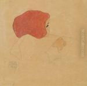 Kind Nach Rechts Schauend by Egon Schiele