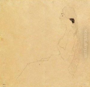 Odalisque by Egon Schiele