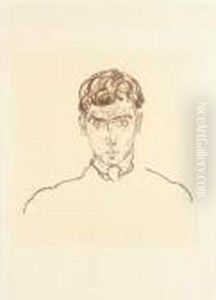 Bildnis Paris Von Guthersloh by Egon Schiele